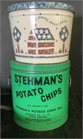 Vintage Stehman’s Chip Tin Manheim PA.