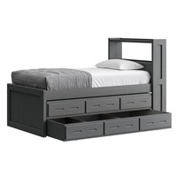 (Final Sale Incomplete Box) Full bed with t