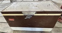 Vintage Brown Coleman Cooler