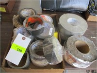 Flat of assorted tape