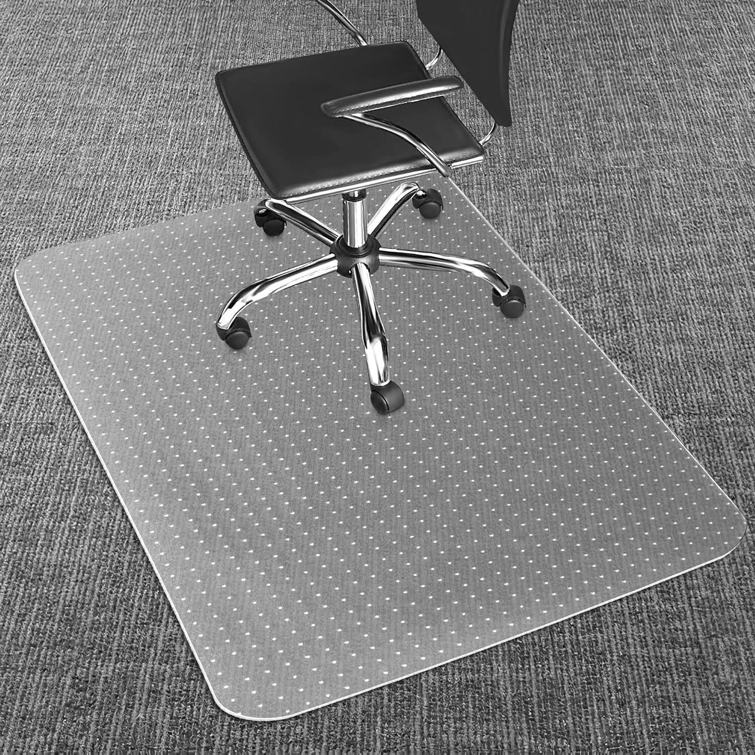$161  Office Chair Mat for Carpets  48'x30' Clear