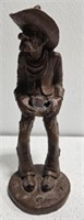 A Wetherbee jr 1986 wood statue