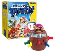 TOMY Pop Up Pirate Board Game/UNO All Wild Cards