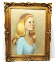 Antique Framed Self Potrait 23" x 28.5"