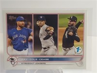 2022 Topps 1st Edition Ray/Cole/Cease