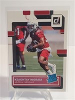 2022 Donruss Rated Rookie Keaontay Ingram RC