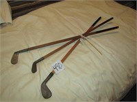 3 MIDIRON JUNIOR WOOD SHALF GOLF CLUBS