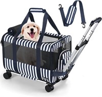 Goodio Dog Cat Carrier with Wheels