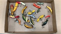 Approx. 21 lures Heddon tad poly spook,flatten