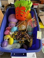 Easter Decorations in Tote