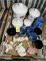 Coffee Cups, Canister Set & Misc.