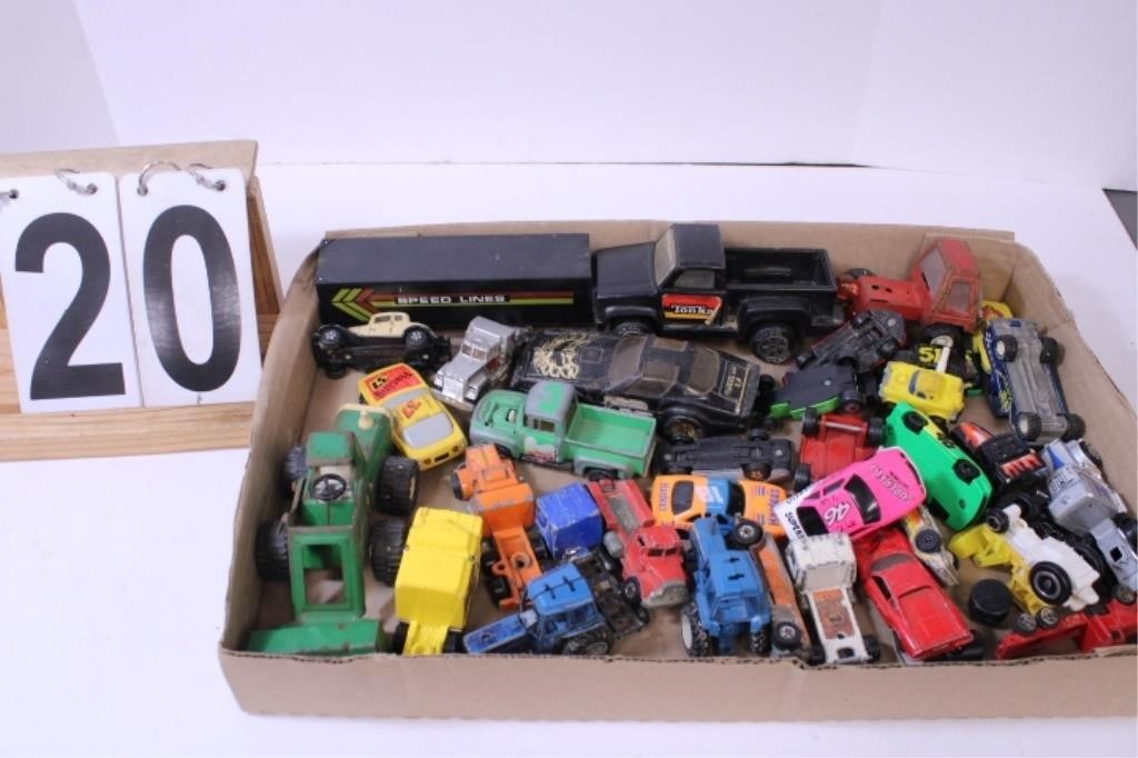 Flat Of Cars & Trucks Toys