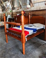 Antique Solid Maple Rope Bed
