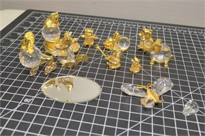 Trimlite Gold & Swarovski Animal Figurines