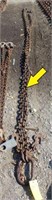 2-Legged Rigging Chain, 3/8" x 9' L,