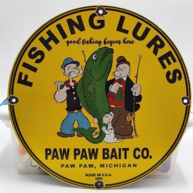 Vintage Fishing Tackle & Lure Auction  Live and Online Auctions on