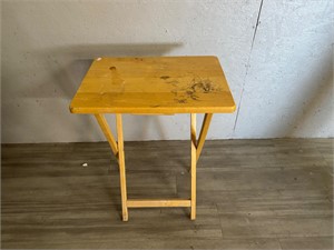 Wooden Tv Trays Qty 2