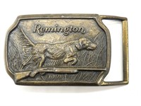 Remington Bird Dog Belt Buckle 3.75”