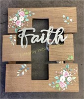 'Faith' Wall Decor 8"x9”