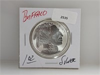 1oz .999 Silver Buffalo Round