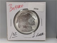 1oz .999 Silver Buffalo Round