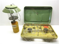 Vtg. Camping: Lantern & "Travel Stove"