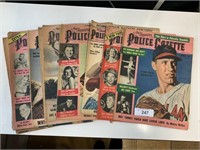 1940s-50s Police Gazette Magazines.