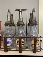 Reproduction Oil Bottles.