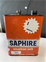 Saphire Motor Oil 2 Gal. Can.