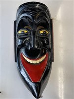 Wooden Tiki God Mask.