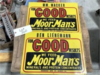 Moor Man's Vintage Tin Signs