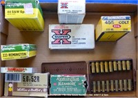 Assorted Ammunition: Rifle & Handgun, Bullets