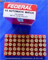Handgun Ammunition: 45 Auto by Federal
