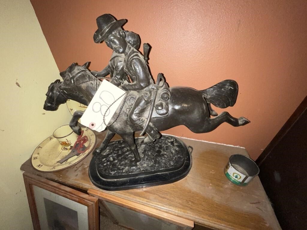 Statue by Frederick Remington 26"L x 20"H