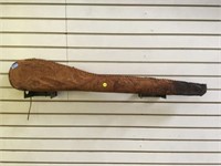 HAND TOOLED LEATHER RIFLE SCABBARD