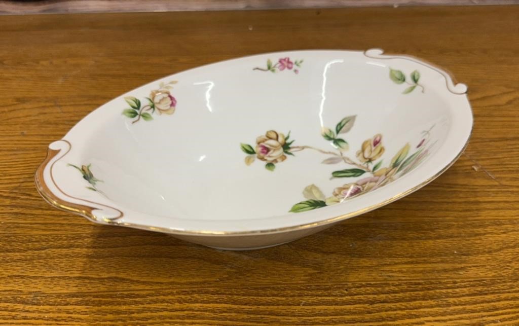 Golden Rose Lynmore Fine China Serving Bowl with