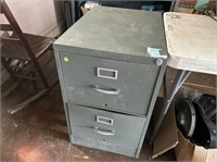 LOCKED 2 Drawer File Cabinet