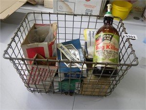 Locker Basket and Contents