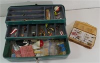 Vintage Tackle Box w/ Contents
