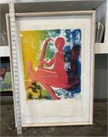 Framed Original Numbered #3/4 Betsy De Guther