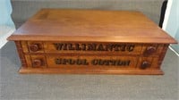 Antique Willimantic 2 Drawer Spool Cabinet