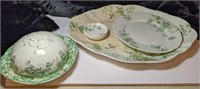 Lot of semi porcelain 1800's china