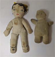 Antique cloth dolls