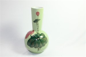 Green Flower Bud Vase