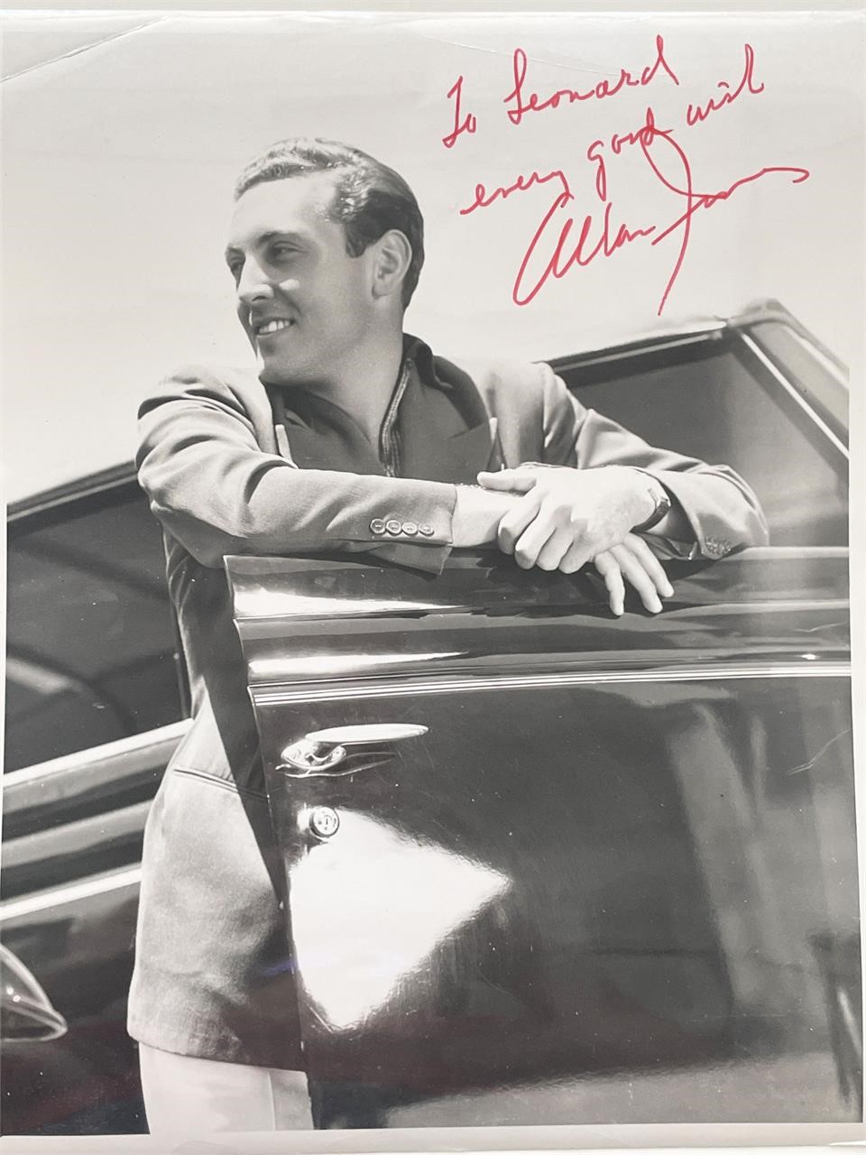 Allan Jones signed photo