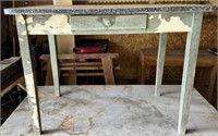 Granite Top Table w/ Drawer