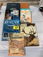 GROUP OF FIGHTER JET & AVIATION THEMED BOOKS,