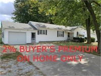 2% BUYER'S PREMIUM ON HOME ONLY