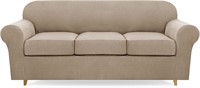 Stretch Sofa Cover for 3 Cushion Couch 4 Pieces