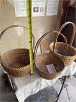 3 decorative baskets